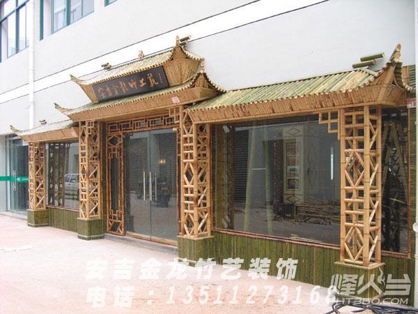 竹屋,竹别墅的客户要是风景区,农家乐营者.