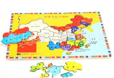 中国地图拼图图片
