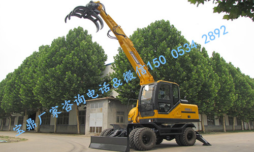 抓木机,宝鼎抓木机,轮式抓木机,抓装机