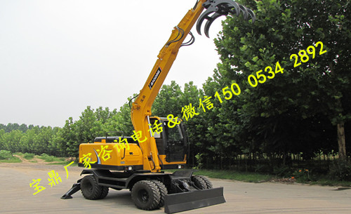 抓木机,宝鼎抓木机,轮式抓木机,抓装机