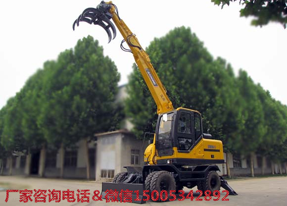 95輪式挖掘機(jī)裝蔗機(jī)