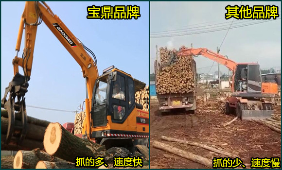 寶鼎PK其他品牌抓木機(jī)