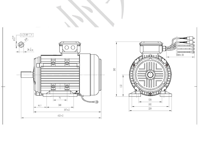 xm112系列电动平车直流无刷电机价格