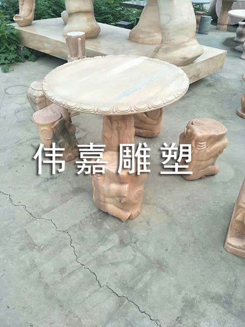 石桌石凳雕刻