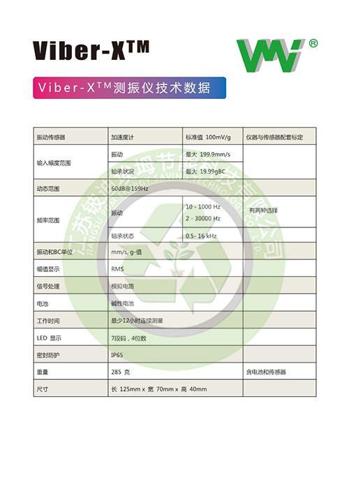 Viber X测振仪 Viber X测振仪