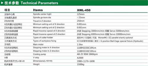 XWL450数控机床价格