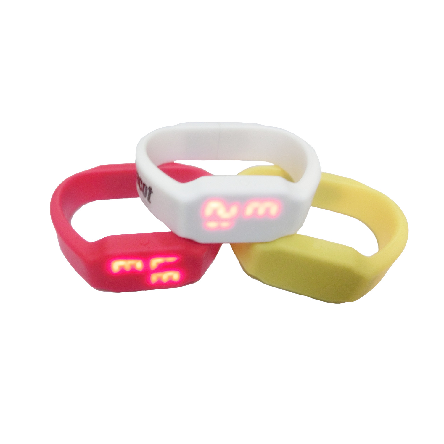 LED红光U盘硅胶表带
