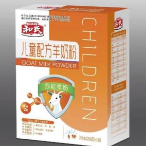 和氏兒童配方羊奶粉375g/盒