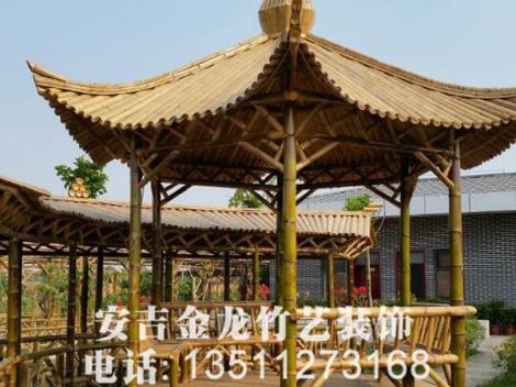 竹艺亭子设计