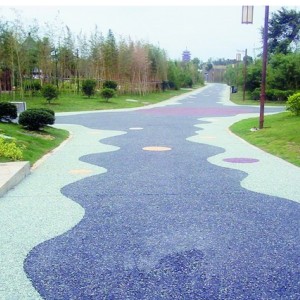 環保型彩色透水地坪