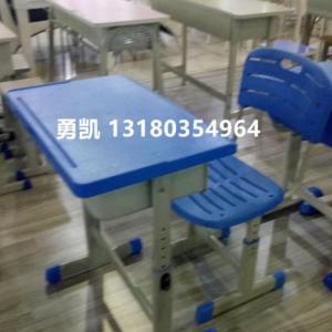 鋼木課桌椅生產批發 塑鋼升降桌椅廠家價格