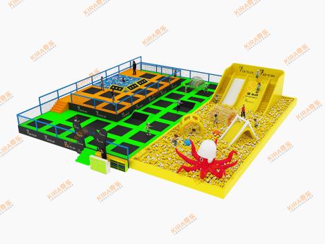 反弹蹦床公园 蹦蹦床设备室内蹦床公园