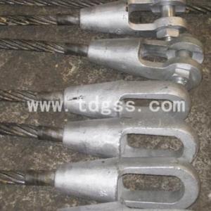 澆鑄鋼絲繩索具