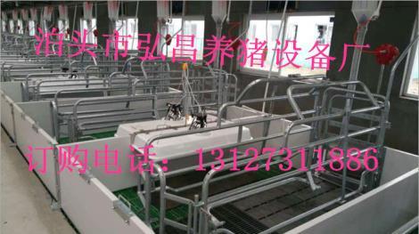 四川豬場安裝自動喂豬料線廠家河北弘昌