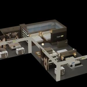 家紡產(chǎn)品展示柜