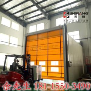 寧波西朗背帶式堆積門、抗風快速堆積門廠家