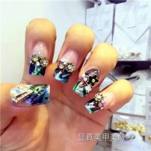溫州新娘美甲溫州美睫美甲加盟溫州美甲 培訓顯真美甲供