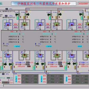 步進爐監控畫面