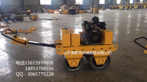 手扶雙輪壓路機 小型雙輪壓路機 操作便利
