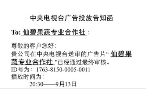 cctv品牌展播