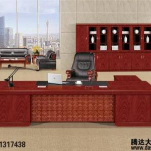 時(shí)尚簡(jiǎn)約實(shí)木大班臺(tái)油漆辦公桌總裁辦公桌