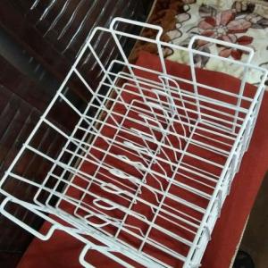 鐵絲噴塑白色網籃