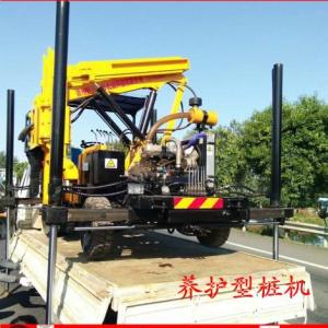 徐州鋼護欄打樁機，波形梁路面鉆孔機