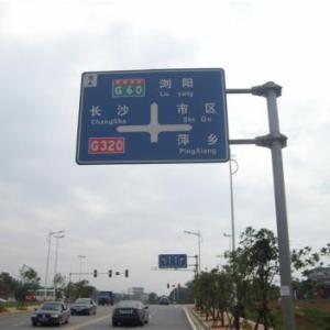 雙向雙橫臂標志桿廠家