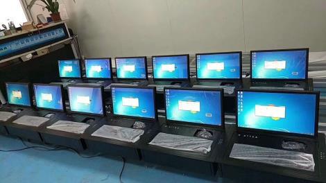 高檔液晶屏翻轉器 19寸電動液晶屏升降器 會議桌顯示器翻轉機