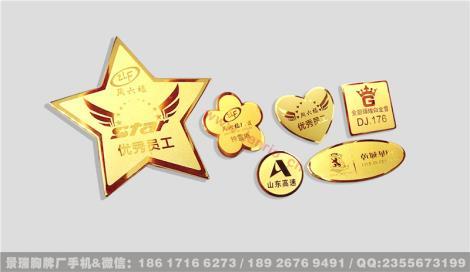 上海徽章胸牌制作廠家 批發(fā)直銷金屬胸牌