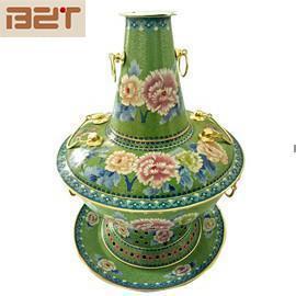 景泰藍(lán)木炭火鍋廠家