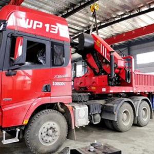 陜汽德龍X3000半掛隨車吊