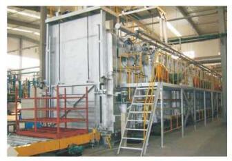 輥棒式鋁合金固溶、時(shí)效生產(chǎn)線