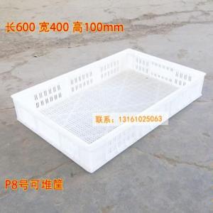 P8號塑料周轉筐600*400*100