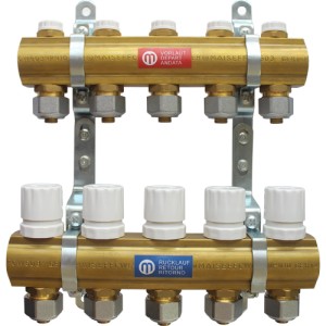 曼弗黃銅分集水器