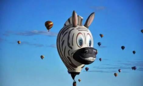 斑驴热气球