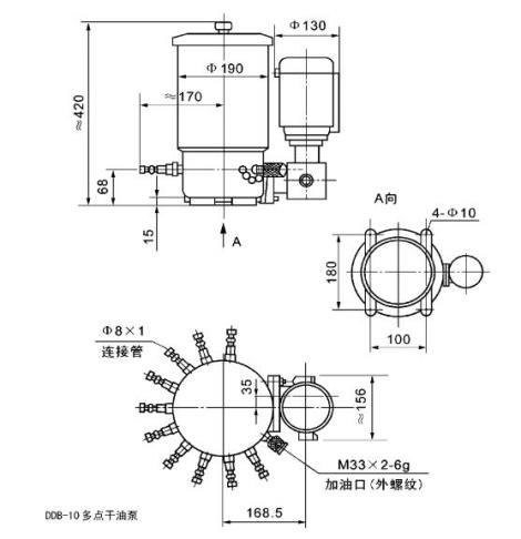 DDB型多点干油泵