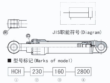 挖掘机高压油缸