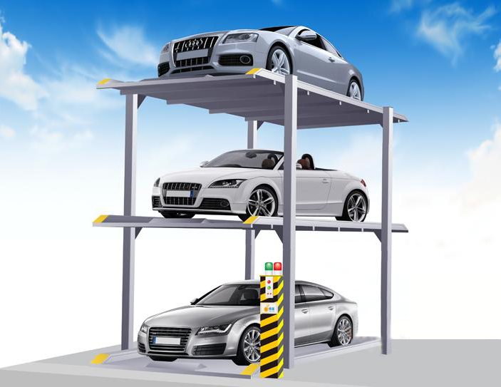 三层简易升降停车位