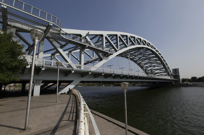 钢架桥图片 