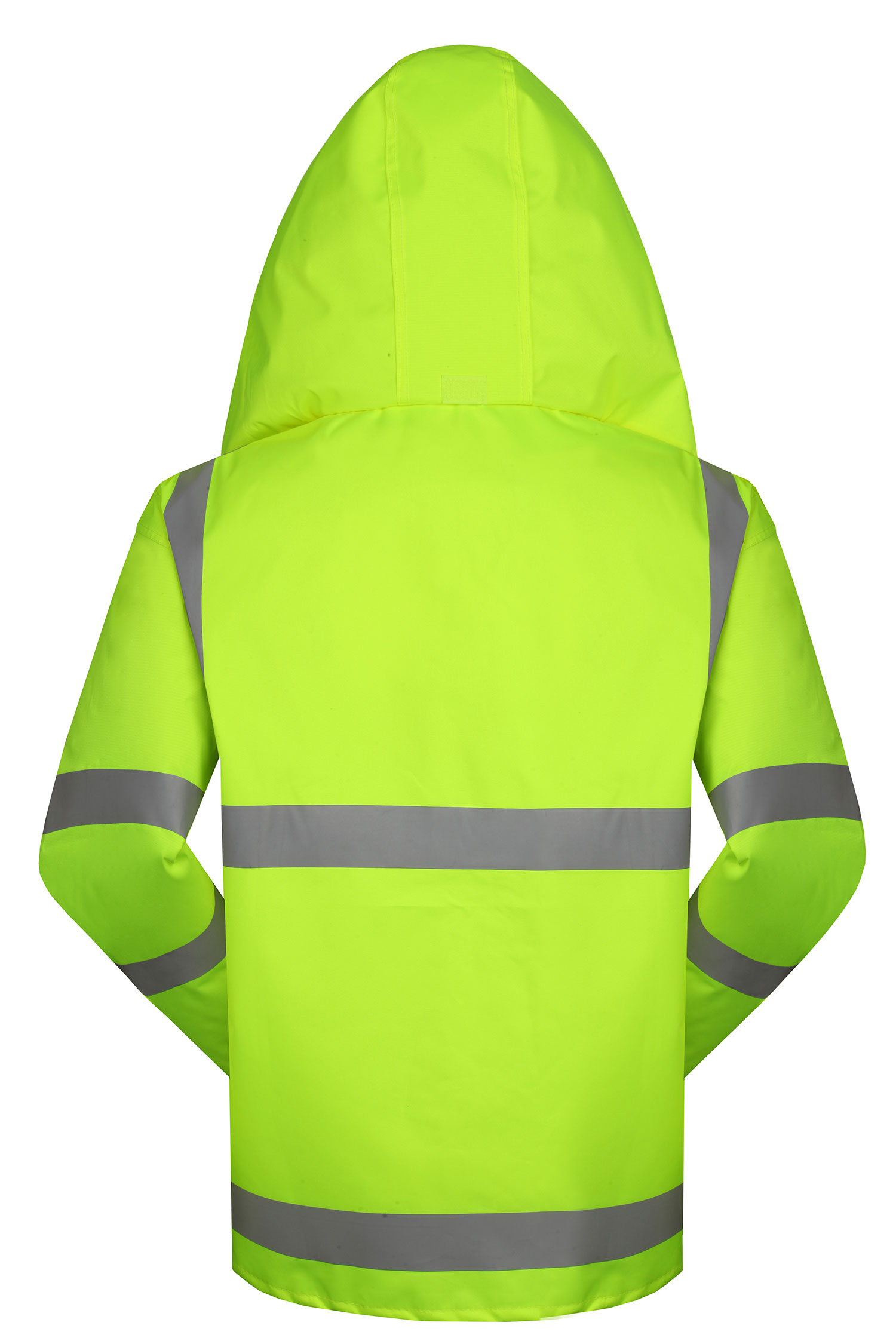 荧光绿反光雨衣定制