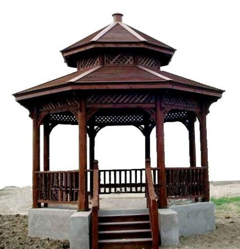 中瑞嘉珩常年供应碳化六角亭 价格优惠 欢迎来电咨询 中瑞嘉珩供