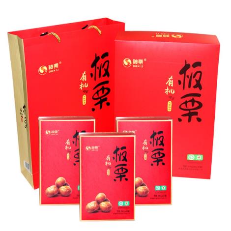 神栗河北宽城特产新鲜板栗仁礼盒516g