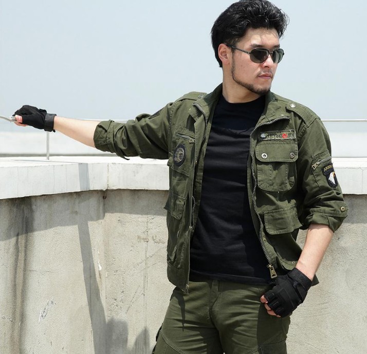 军旅工作服套装军绿色特种兵男士军迷服装